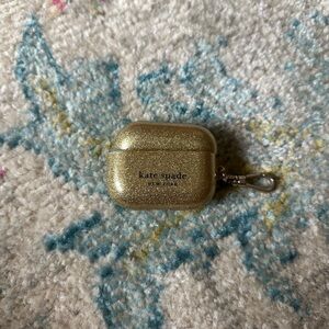 Kate Spade Sparkling Gold AirPods Pro Holder